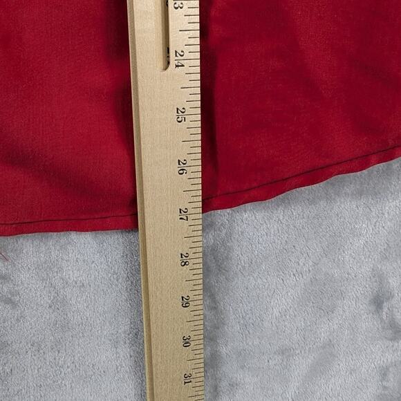 True Rock Shirt Mens Small Slim Fit Red Button Up Poker Camp Bowling Retro - Picture 7 of 7